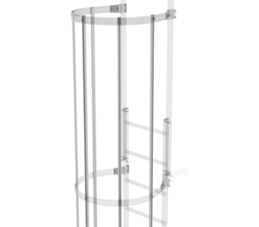 Back protection hoop strut 3000mm anod.alu.  | © MUNK GmbH