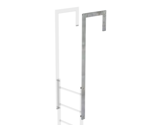 Ausst.-Holm abgew., Stahl verz., Länge 1.600mm  | © MUNK GmbH