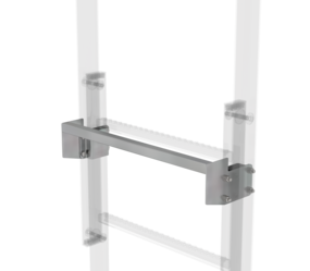 Ausst.-Tritt Stahl-verz., 520x100 mm, Spalt 100mm | © MUNK GmbH
