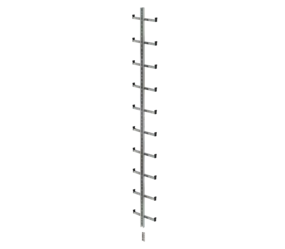 Einholmleiter Stahl-verzinkt Länge 2,80m,  | © MUNK GmbH