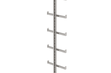 Einholmleiter Edelstahl Länge 1,40m,  | © MUNK GmbH