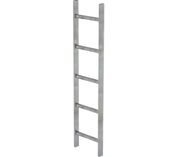 Shaft ladder, galv. st., 300 mm clear width 5 rgs | © MUNK GmbH