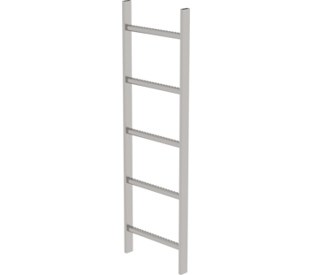 Shaft ladder, st.stl. V4A, 400 mm clearance 5 rgs | © MUNK GmbH