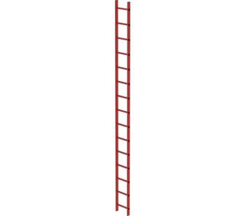 Shaft ladder RFG 300 mm clear width, 15 rungs | © MUNK GmbH