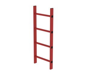 Shaft ladder RFG 400 mm clear width, 4 rungs | © MUNK GmbH