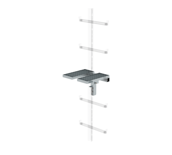 Hinged rest platform, galvanised steel | © MUNK GmbH