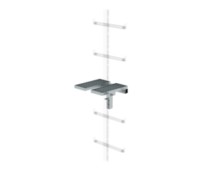 Hinged rest platform, galvanised steel | © MUNK GmbH