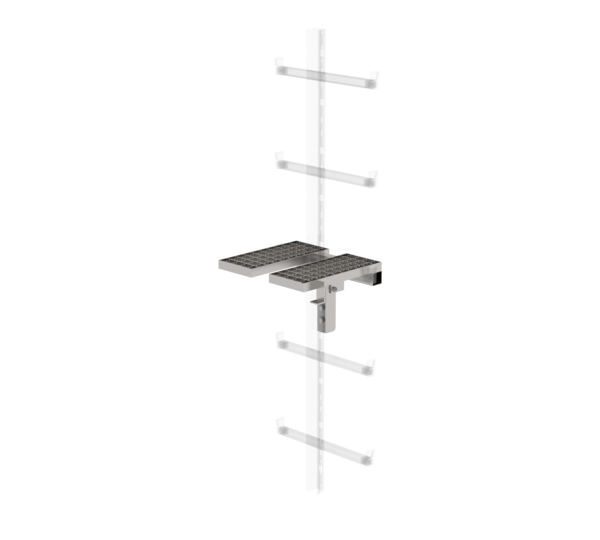 Hinged rest platform, stainless steel | © MUNK GmbH