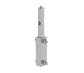 Rail slip-on device for entry aid, aluminium | © MUNK GmbH