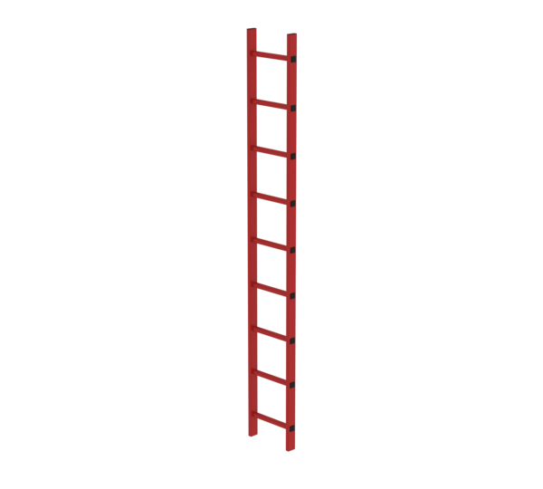 Shaft ladder RFG 300 mm clear width, 9 rungs | © MUNK GmbH