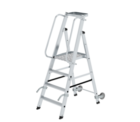 Platform ladder with castors and handle , 4 st | © MUNK GmbH
