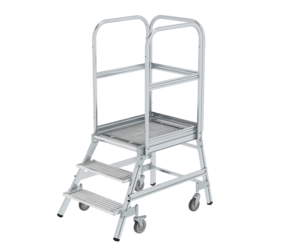 Plat.stairs,1-sid.acc. spr-load.cast.stl.grat,3 st | © MUNK GmbH