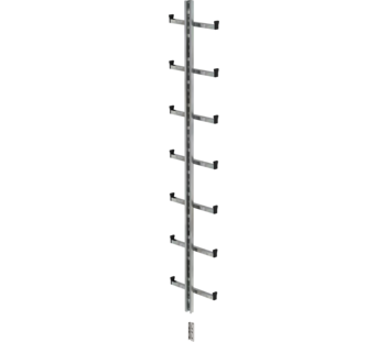 Einholmleiter Stahl-verzinkt Länge 1,96m,  | © MUNK GmbH
