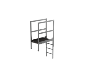 Passerelle pour acrotère en inox, longueur 1200mm  | © MUNK GmbH