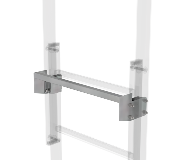 Ausst.-Tritt Stahl-verz., 520x100 mm, Spalt 100mm | © MUNK GmbH