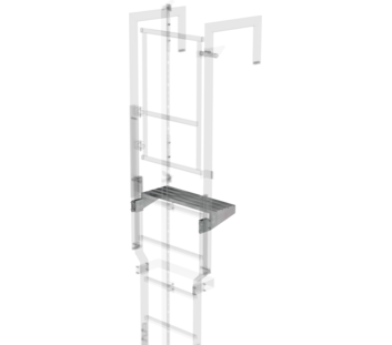Ausstiegstritt Stahl-verzinkt, 620x250 mm | © MUNK GmbH