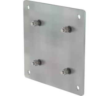 Plaque d’adaptateur en inox 150x150mm  | © MUNK GmbH