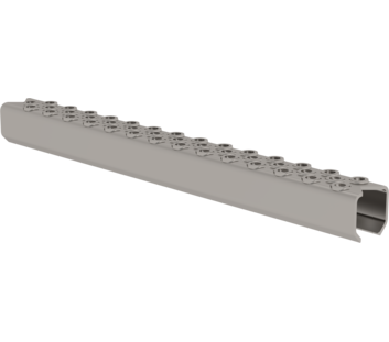 Barreau perforé 300mm en acier blanc | © MUNK GmbH