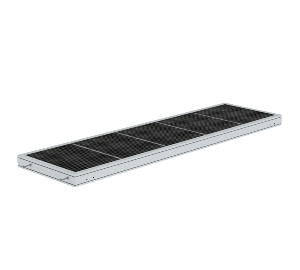 Platform walkway 3060 mm Steel grating covering | © MUNK GmbH