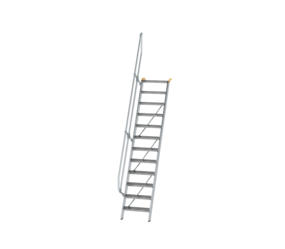 Treppe 60° St.br. 600 mm, 12 St., Alu ger. | © MUNK GmbH