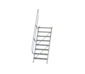 Treppe 60° St.br. 800 mm, 8 St., Alu ger. | © MUNK GmbH