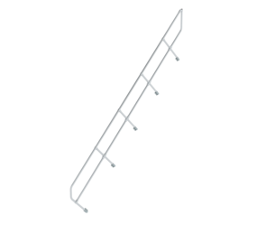 Second handrail for stairs 45°, 16 steps | © MUNK GmbH