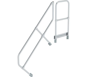 Treppe m. PF 45° 2. Handlauf für 5 St., 45° | © MUNK GmbH