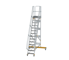 Platform stairs 60° mobile st. width 600 mm, 14 st | © MUNK GmbH