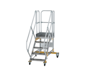 Platform stairs 45° mobile st. width 600 mm, 5 st | © MUNK GmbH