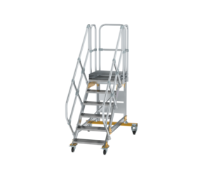 Platform stairs 45° mobile st. width 600 mm, 6 st | © MUNK GmbH