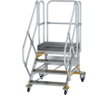 Platform stairs 45° mobile st. width 800 mm, 4 st | © MUNK GmbH