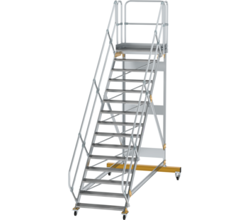 Platform stairs 45° mobile st. wid. 1,000 mm, 15st | © MUNK GmbH