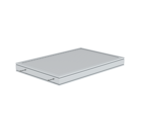 Platform, grooved alu. 1260x850 mm | © MUNK GmbH