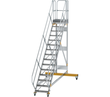 Platform stairs 45° mobile st. width 600 mm, 15 st | © MUNK GmbH