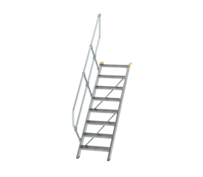 Treppe 45° St.br. 600 mm, 8 St., Alu ger. | © MUNK GmbH