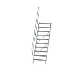 Treppe 60° St.br. 800 mm, 10 St., Alu ger. | © MUNK GmbH