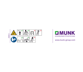 Autocollant avec instructions d’utilisation | © MUNK GmbH