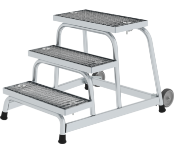 Equestrian climbing aid with castors 3 steps | © MUNK GmbH