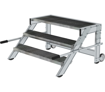 Work platform mobile 1,000 mm st width, 3 steps | © MUNK GmbH