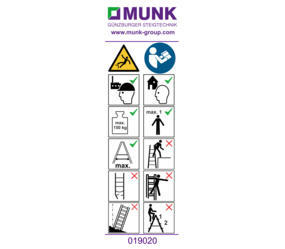 Sticker with user information | © MUNK GmbH