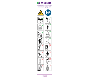 Autocollant avec instructions d’utilisation | © MUNK GmbH
