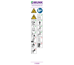 Autocollant avec instructions d’utilisation | © MUNK GmbH
