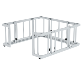 Tanker ladder Protective basket w. retracted toe board | © MUNK GmbH