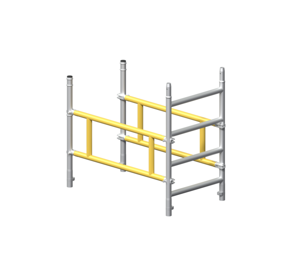 Geländer-Set 3-seitig für Montageplattform | © MUNK GmbH