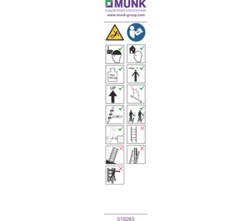 Stickers with user instructions | © MUNK GmbH