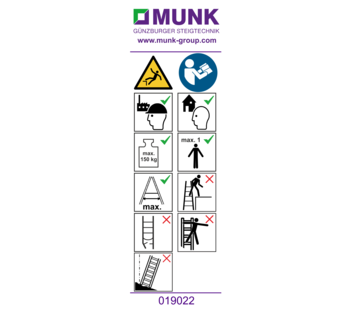Autocollant avec instructions d’utilisation | © MUNK GmbH