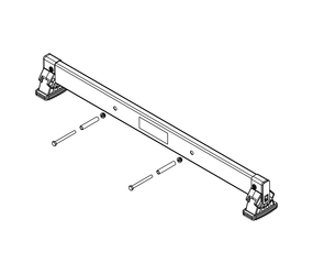 nivello crossbar 0.93 m, hole spacing 325 mm, rail height 73 mm | © MUNK GmbH