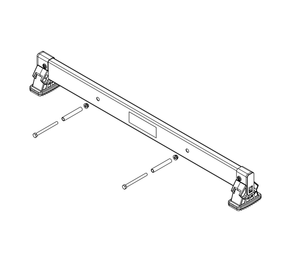 nivello crossbar 0.93 m, hole spacing 395 mm, rail height 85 mm | © MUNK GmbH