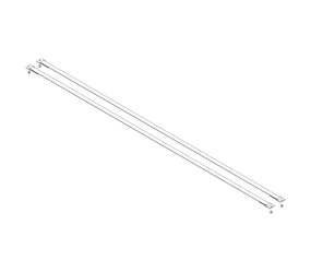 Gurtband mit Befestigungsplatten Länge 1800 mm 1 Satz = 2 Stück, inkl. Nieten | © MUNK GmbH