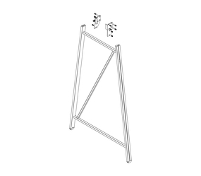 Drawing: Platform stairs support | © MUNK GmbH